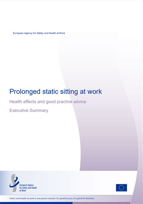 Prolonged Static Sitting At Work Health Effects And Good Practice