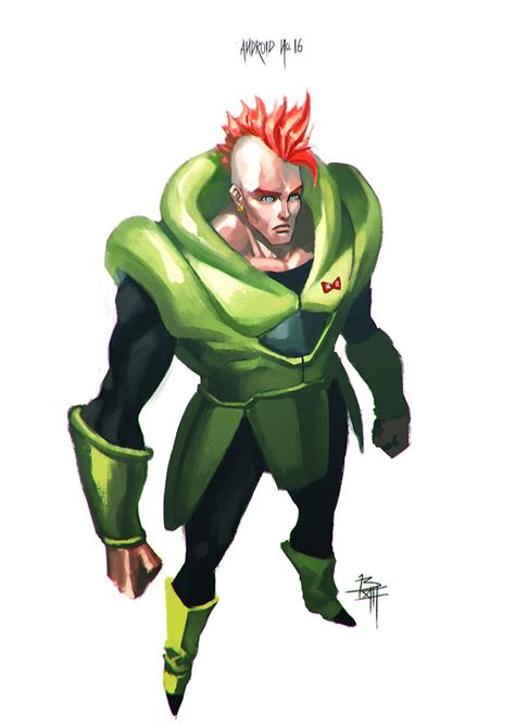 Maybe you would like to learn more about one of these? Android 16 by elaszer.deviantart.com on @DeviantArt | Dragon ball, Anime, Dragon
