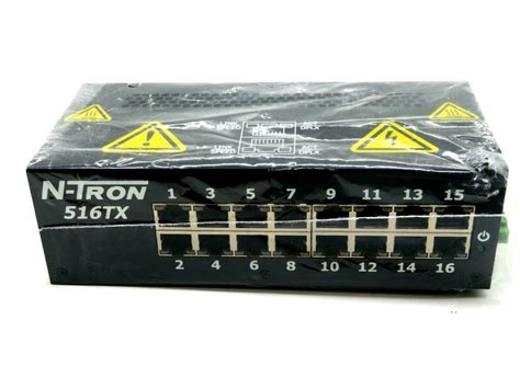 New Red Lion N Tron 516tx Ethernet Switch 10 30v 10a Sb Industrial