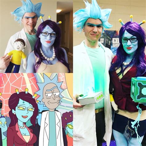 Rick And Unity From Rick And Morty Couplescosplay Cosplay Free