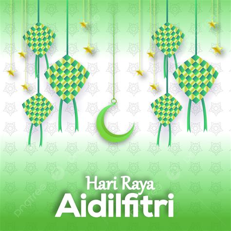 Background Hari Raya Idul Fitri Happy Eid Desain Mubarak Hari Raya Ketupat Latar Belakang