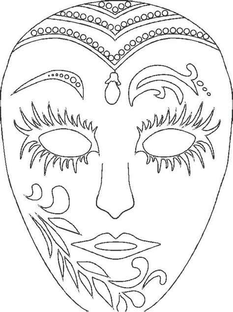 These sheets not only provide the. African Mask Coloring Page at GetColorings.com | Free ...