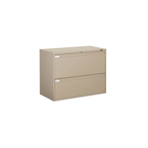 This 2 drawers lateral file cabinet features drawers with full extension slides that hold letter or legal size hanging files. 2 Drawer Metal Lateral Filing Cabinet | D2 Office ...