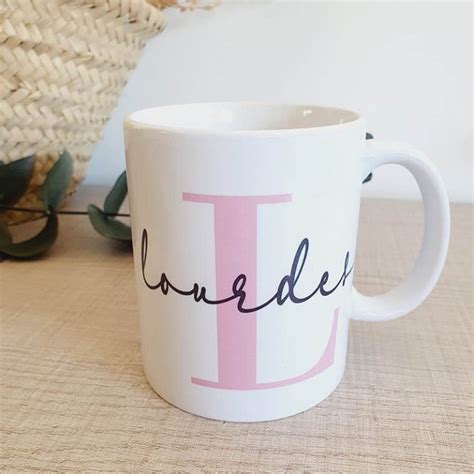 Taza Con Iniciales Y Nombres Personalizada Ideal Regalos 【noviembre 2023】