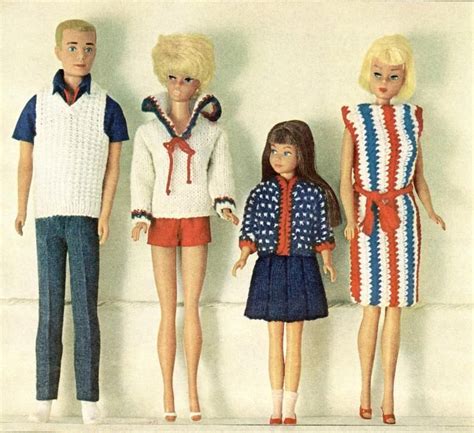 Barbie Doll Knitting Pattern Barbie Clothes Skipper Clothes Etsy