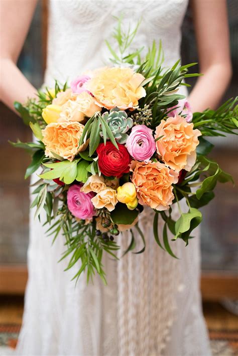 Roses, carnations, hydrangeas, peonies, greenery, orhids, lilies Colorful bouquets with vibrant flowers are perfect for any ...