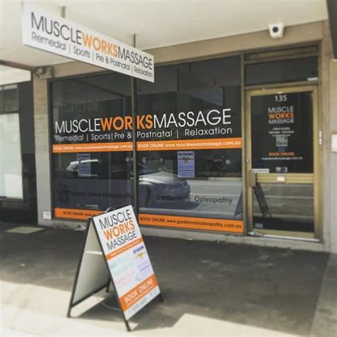 muscleworks massage in gardenvale melbourne vic massage truelocal