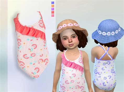 A Colorful Swimsuit For Your Little Toddllers Found In Tsr Category