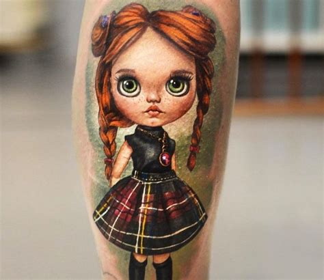 Girl Doll Tattoo By Malena Tattoo Post 29118 Doll Tattoo Girl