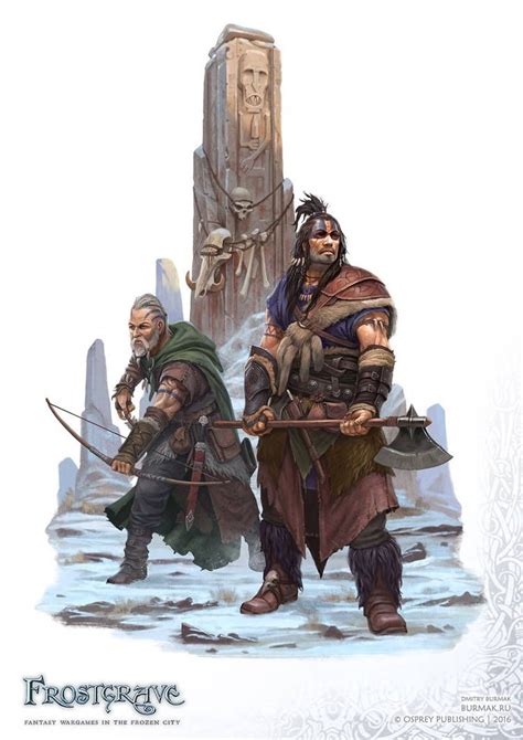 Frostgrave Barbarians By Devburmak On Deviantart Fantasy Character