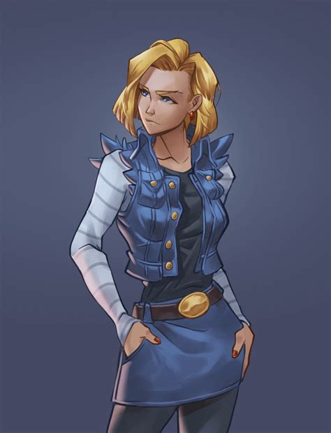Android 18 Fanart By Me Dbz
