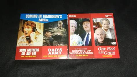 4 CLASSIC SITCOMS Dvd Bbc One Foot In The Grave Dads Army Keeping Up
