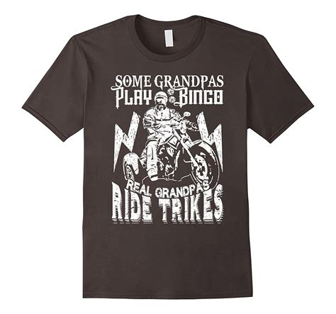Mens Real Grandpas Ride Trike Tricycle Motorcycle T Shirt 4lvs
