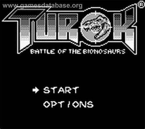 Turok Battle Of The Bionosaurs Nintendo Game Boy