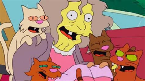 Los Simpsons La Verdadera Historia De La Loca De Los Gatos