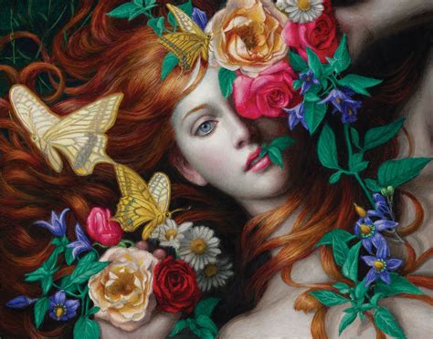 Surreal Art Painting Flowers By Chie Yoshii 6
