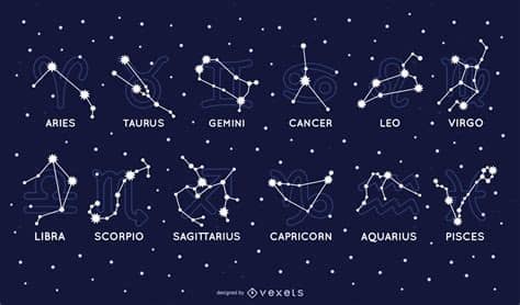 Zodiac — rock on the ice (disco alliance 1980). Zodiac Constellation Set - Vector Download