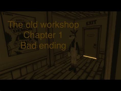 Bendy and the ink machine chapter 1 prototype. Bendy extras Prototype Bad ending. - YouTube