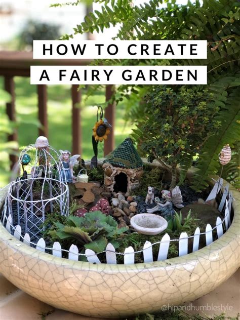 How To Create A Fairy Garden Hip And Humble Style
