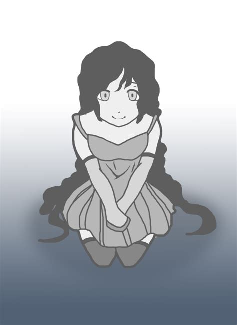 Anime Drawing Girl Kneeling By Ineedpractice On Deviantart