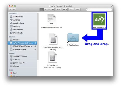 Installing Apm Planner For Mac — Apm Planner 2 Documentation