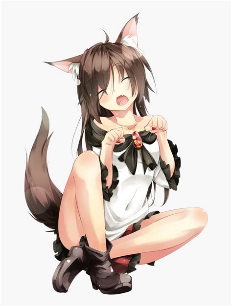 Cute Fox Girl Anime Hd Png Download Transparent Png