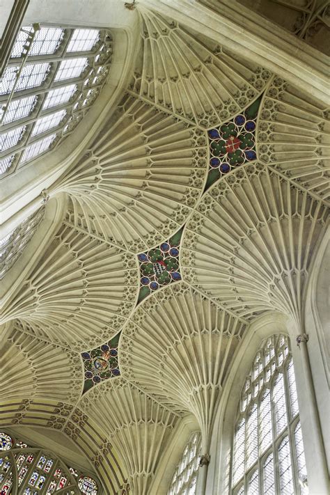 The Fan Vaults On The Ceiling Of Bath Abbey 1500s 3612x5418 R