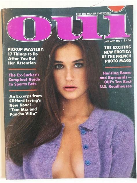 Amazon Oui Busty Adult Magazine January Demi Moore Oui Books Hot Sex Picture