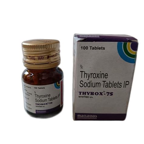 Thyrox Thyroxine Sodium Tablets At Rs Box Pharmaceutical Tablets In Ujjain ID