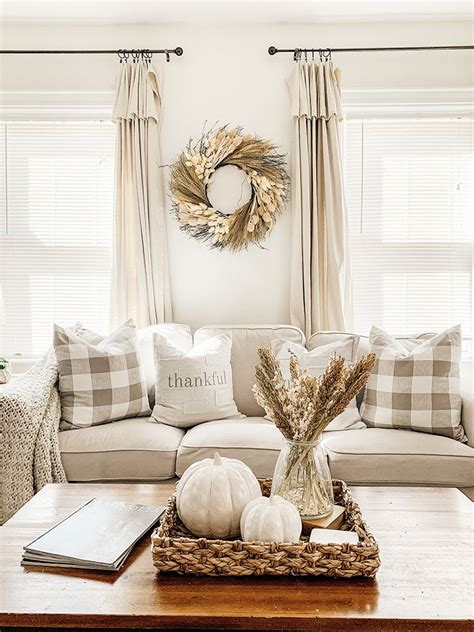 Cozy Fall Living Room Tour Micheala Diane Designs