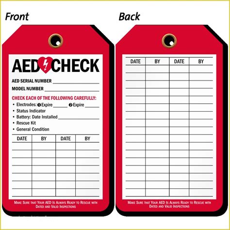 A monthly inspection color for may would be green and yellow, or for december would be orange and blue. 31 Free Fire Extinguisher Inspection Tags Template ...