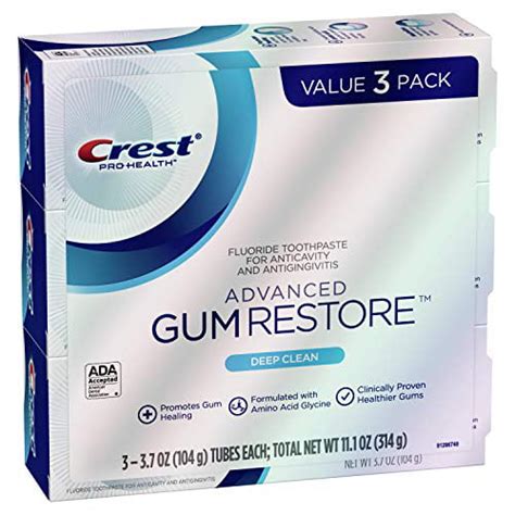 Crest Pro Health Advanced Gum Restore Toothpaste Deep Clean 37 Oz