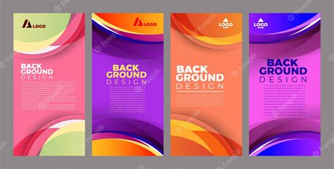 Premium Vector Modern Vertical Banner Design Template