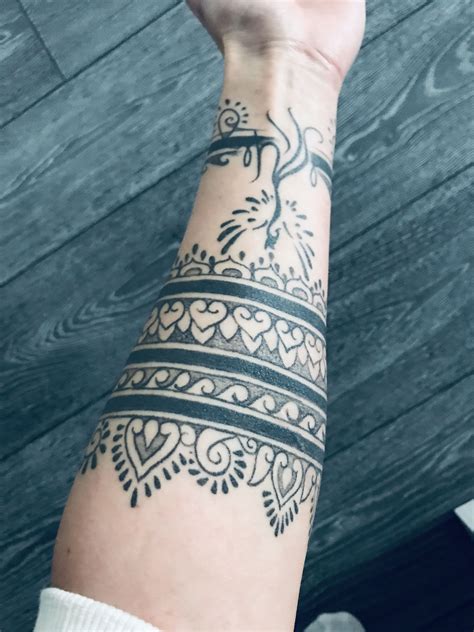 Phoenix Tattoo Forearm Mandala Polynesian Tattoo Phoenix Tattoo