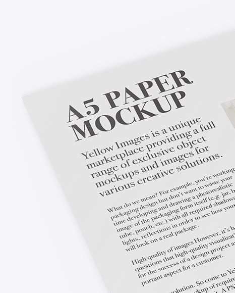Download A5 Zine Mockup - Free Mockups | PSD Template | Design Assets