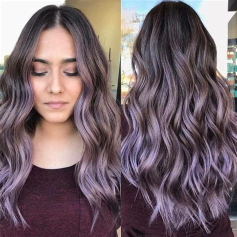 Lavender Hair Lavender Hair Colors Ombre Hair Brunette Brown Ombre Hair