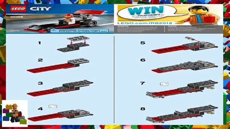Lego Instructions City Traffic 30358 Dragster Youtube