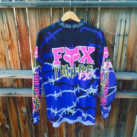 Vintage 90s Motocross Fox Jersey Shirt On Mercari Fox Racing Clothing