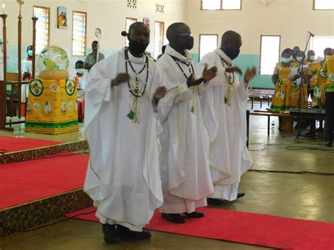 Archbishop Tarsizio Ziyaye Ordains Three Priests Of The Congregation Of