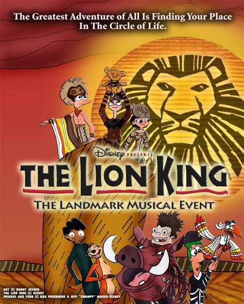 Pnf In Disneys The Lion King On Broadway Poster By Rdj1995 On Deviantart