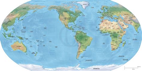 Us Centric World Map