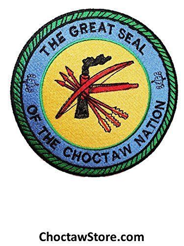 6 Inch Choctaw Nation Of Oklahoma Seal Embroidered Patch Price 1995