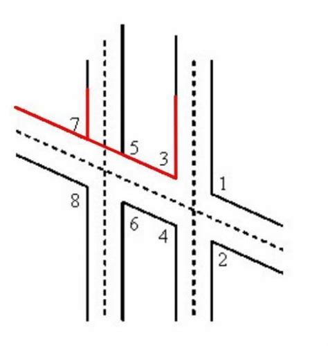 This Diagram Of Airport Runway Intersections Shows Two Parallel Runways