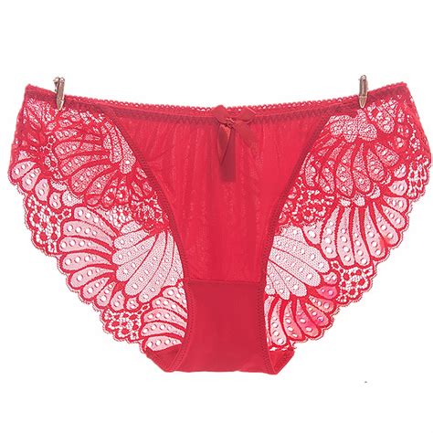 M Xl Hot Sale Women S Sexy Lace Panties Seamless Cotton Breathable Panty Hollow Briefs Plus