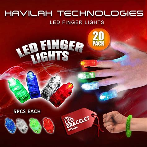 Havilah Technologies 20pcs Super Bright Led Finger Lights Finger