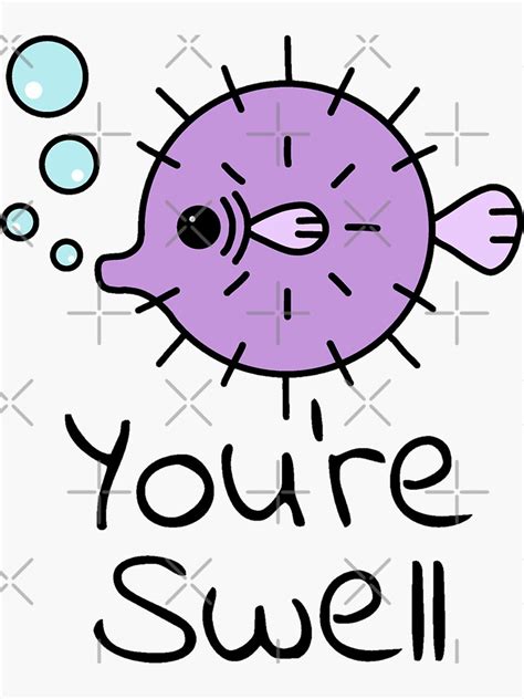 Youre Swell Sticker By Tristahx Redbubble