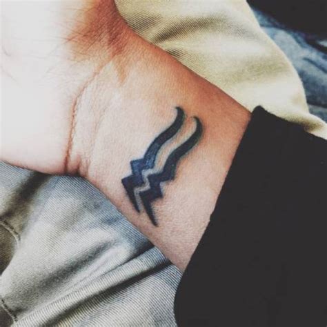 Amazing and super wrist tattoo designs men and women 2019. 17 Beautiful Aquarius Wrist Tattoos