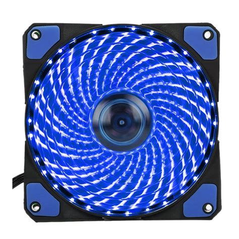 120mm Pc Computer 16db 33 Leds Case Fan Heatsink Cooler Cooling With