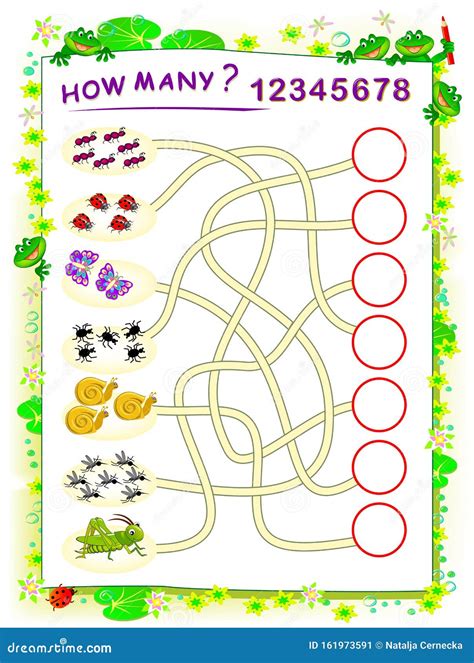 Logic Puzzle Game For Children With Labyrinth Printable Worksheet For