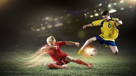 Soccer Players In Action 4k Wallpaper